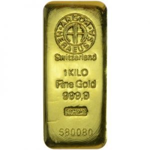 Zlatna poluga 1000 g (Argor Heraeus)